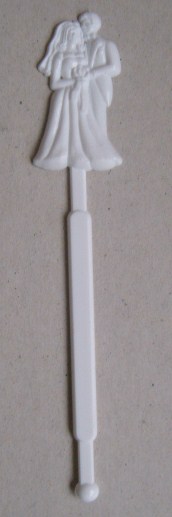 Bride & Groom Stir Stick
